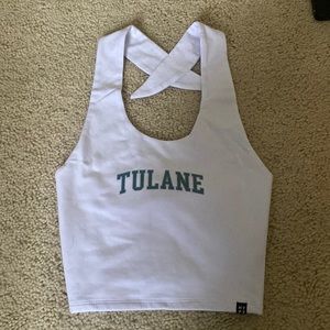 hype and vice tulane halter top white